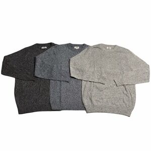Croft‎ & Barrow Men's Crewneck Knit Pullover Sweater Size S Blue Black Gray Soft
